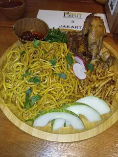 " Javanese Bami ( fried noodles) from Restoran Bibit in Paramaribo"