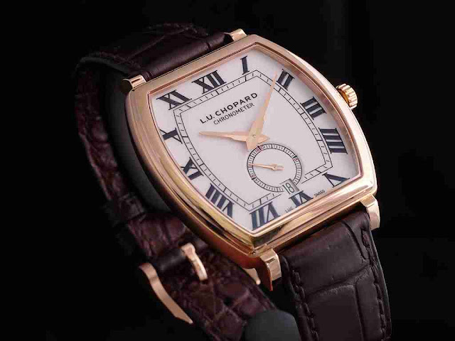 2018 Best Swiss Chopard L.U.C Heritage Grand Cru Ceramic Chronometer Brown Leather Replica Watch Review