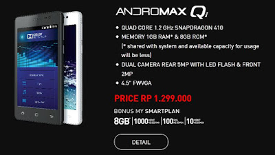 Andromax Qi, Smartphone Andromax 4G LTE Terbaru