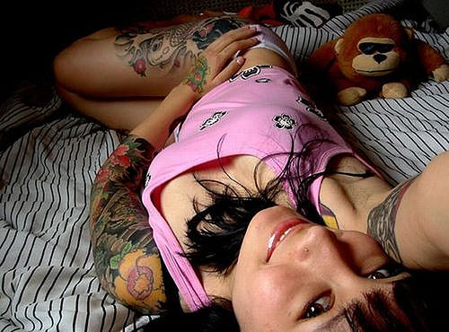Body tattoo sexy art girl cool