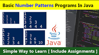 Basic Number Pattern Programs In Java