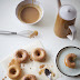 Coffee Icing Glazed Vanilla Nutmeg Donuts