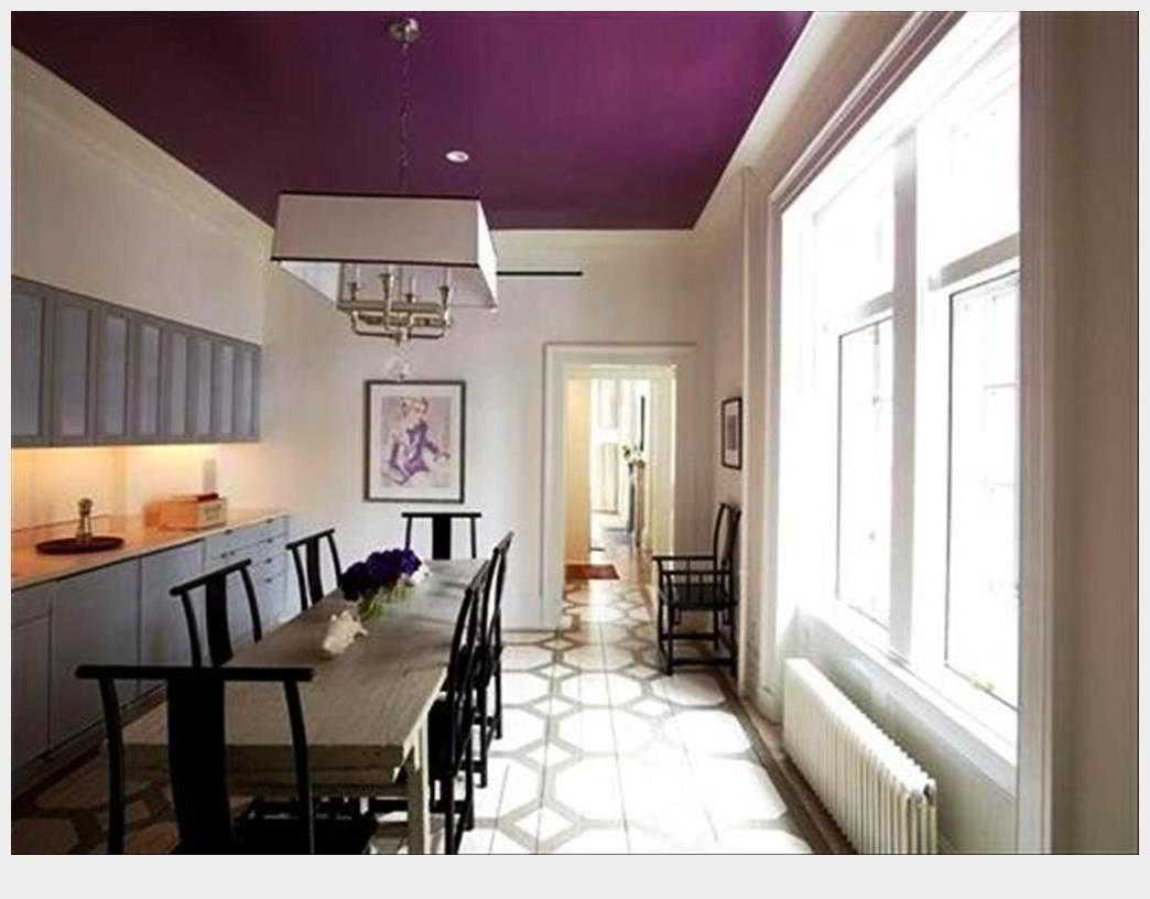  19 contoh kombinasi warna  cat  plafon  ruang tamu yang  