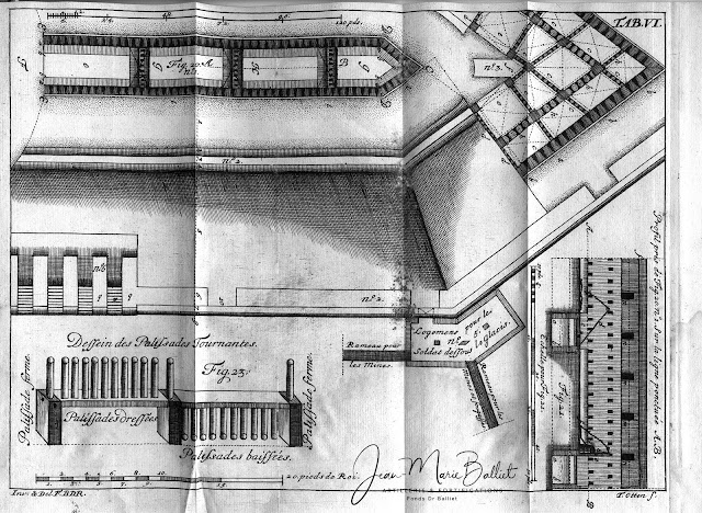 ROTBERG (Baron de) - L'ingénieur moderne, ou essai de fortification, 1756.