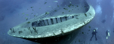 wreck diving with Island Watersports Lanzarote