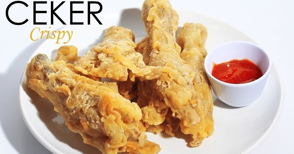 CARA MEMBUAT CEKER AYAM GORENG TEPUNG CRISPY  Resep 