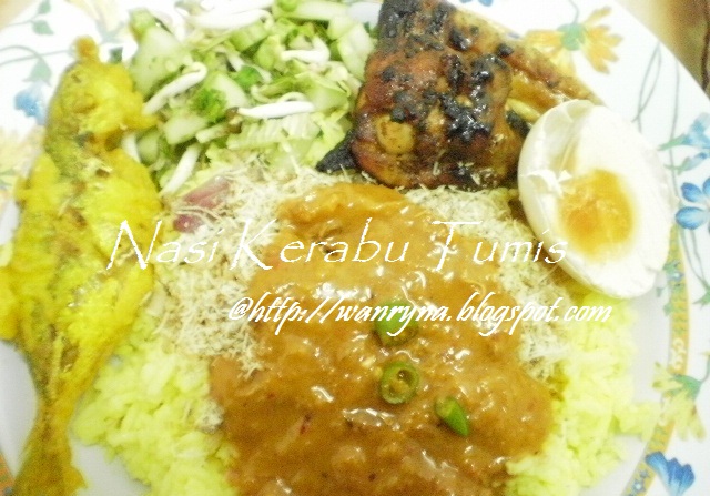 Diary Ummi Hafiey: Nasi Kerabu Tumis Kelantan