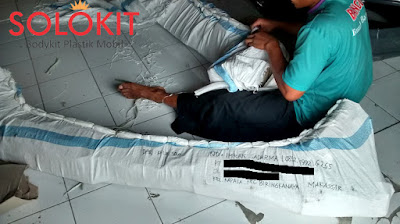 packing dan pengiriman bodykit