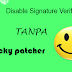 Cara Disable Signature Android