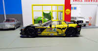 greenlight c6r corvette skull race car