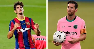 Barcelona attacker Trincao reveals how Leo Messi helps him during pre-season games