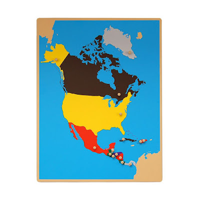 Montessori Puzzle Maps
