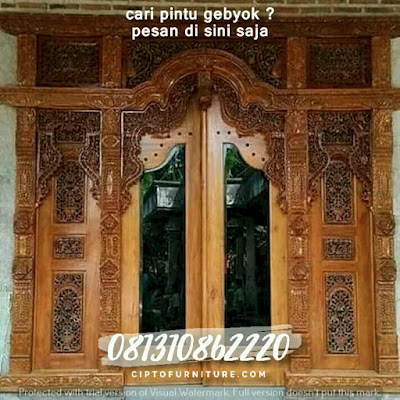 Ini Adalah Gambar Rumah Pintu Gebyok Modern