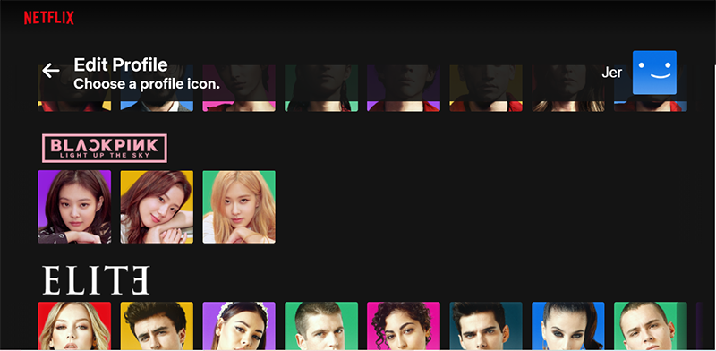 Netflix Now Allows You To Change Profile Icons To Blackpink Members