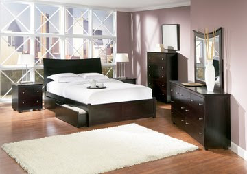 Japanese Platform   Storage on Milano Espresso Platform Storage Bedroom Set