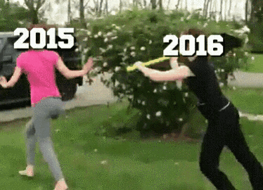 Lols, 2016 beat 2015, what a funny gif