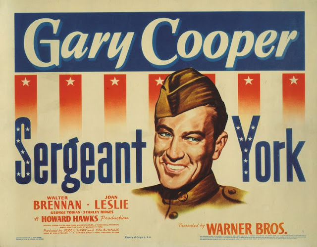 "Sergeant York" poster, released on 2 July 1941 worldwartwo.filminspector.com