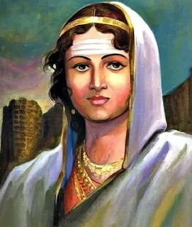 She is Rani Chennamma, the ruler of Keladi from Karnataka. Aurangzeb was her contemporary. Marathas and Mughals were already in conflict then. Maratha prince Rajaram, son of Chhatrapati Shivaji, sought refuge from Rani Chennamma in Keladi. The Rani knew that if she gave shelter to Rajaram, the Mughals would certainly attack her kingdom. Yet she wasn't bothered. She agreed. She welcomed Rajaram with the warmest of hospitality. She not only gave him shelter but also facilitated his safe escape to Jinji Fort. (Chhatrapati Shivaji Maharaj had defeated the Bijapuri Sultanate forces in 1677 and captured Jinji fort).  Aurangzeb had sent a messenger to Rani Chennamma ordering her to handover Rajaram to him. But the Rani refused. Aurangzeb sent a huge army.  Rani Chennamma was fully prepared for the war. The brave Keladi soldiers led by the queen were almost winning the battle when clever Mughals, sensing defeat, proposed for peace. And a peace treaty was signed.  Rani Chennamma also defeated the Sultan of Bijapur.  Chennamma was an ardent devotee of Mahadev. She was an expert in warfare; mastered music and literature. She established a colony in her kingdom and facilitated settlement of scholars from across the country to spread knowledge of the Vedas, Puranas, epics, and more ancient Indian wisdom.  Rani Chennamma's story of valor is described in detail in a chapter in book #SaffronSwords (https://www.amazon.in/Saffron-Swords-Authors-Manoshi-Yogaditya/dp/B07Q139493) along with 51 more episodes of valor.  There is another Rani Chennamma (of Kittur from Karnataka), who resisted British in battle. Her story is included in Vol 2 of Saffron Swords, which will be released in a few months.  Vande Mataram!  - Manoshi Sinha.  Image sourced from Google.