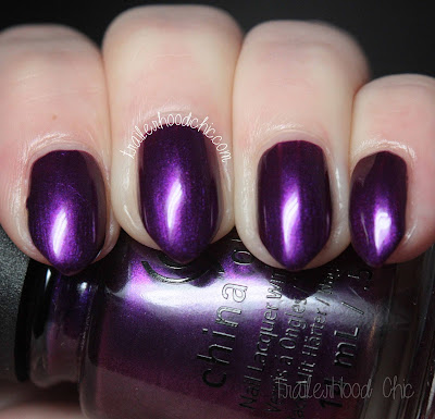 china glaze rebel swatches review purple fiction