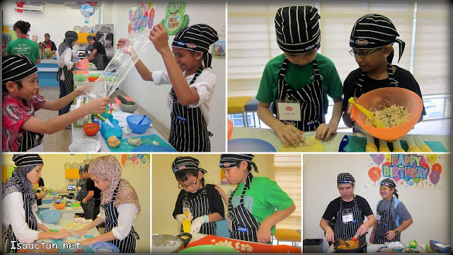 It was a wonderful sight watching these kids cook