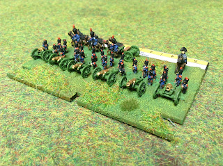 6mm French artillery battery