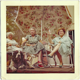 Ellen Bean on back deck at home in California