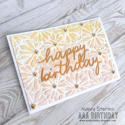 SSS - Floral Field embossing folder