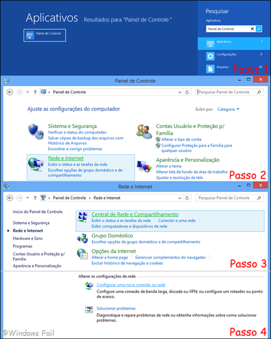 Como criar uma conexão de banda larga no Windows 8 01