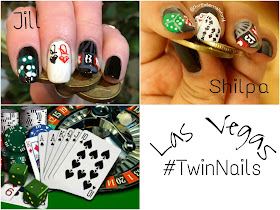 casino nails, Las Vegas, roulette