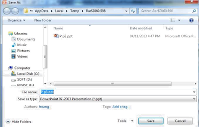 tinhoccoban.net - Hộp hội thoại Save As