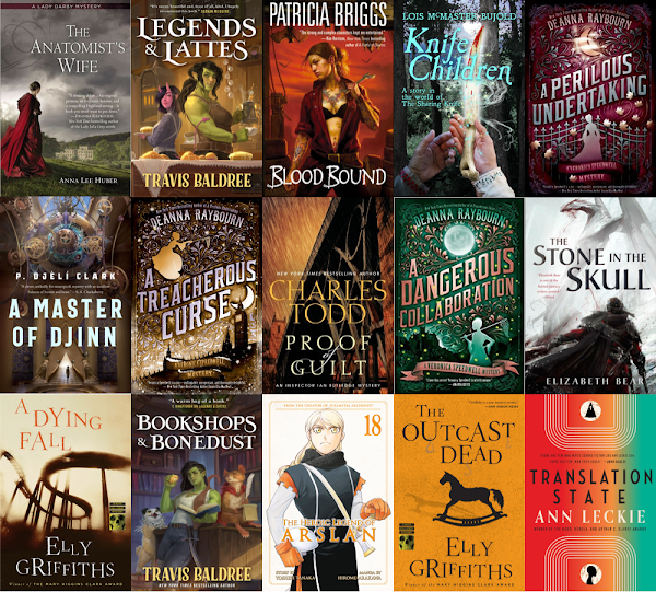 Collage of the covers of the 15 books listed above.