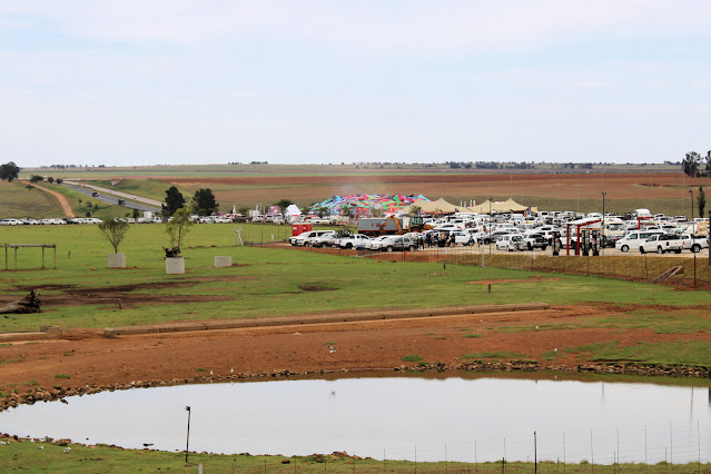 The mountain bike race taking place