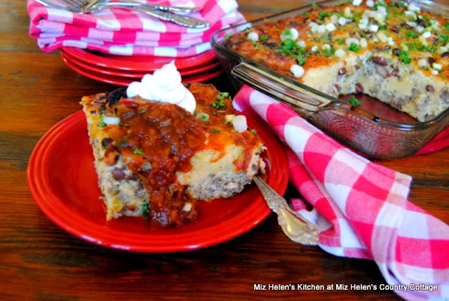 Tex Mex Brunch Casserole at Miz Helen's Country Cottage