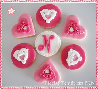 COOKIES DECORADAS CORAZONES