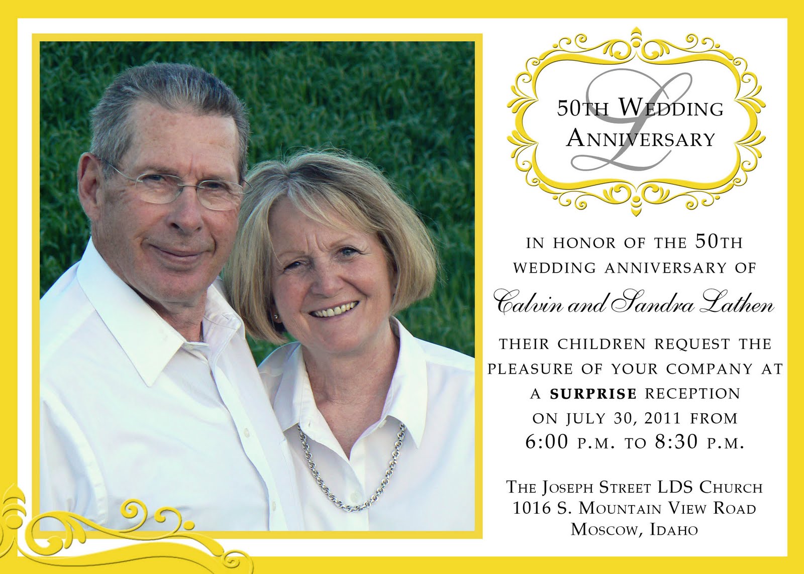 50th wedding anniversary clip art