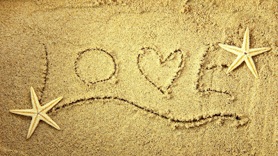 Strand Liebe Wallpaper