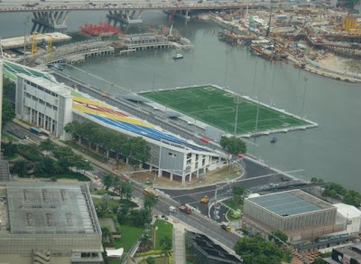 the floating stadium of singapore @ strange world