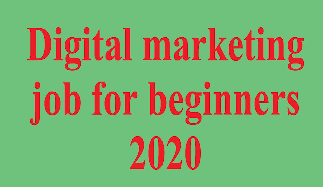 ultimate guide of digital marketing job for beginners 2020