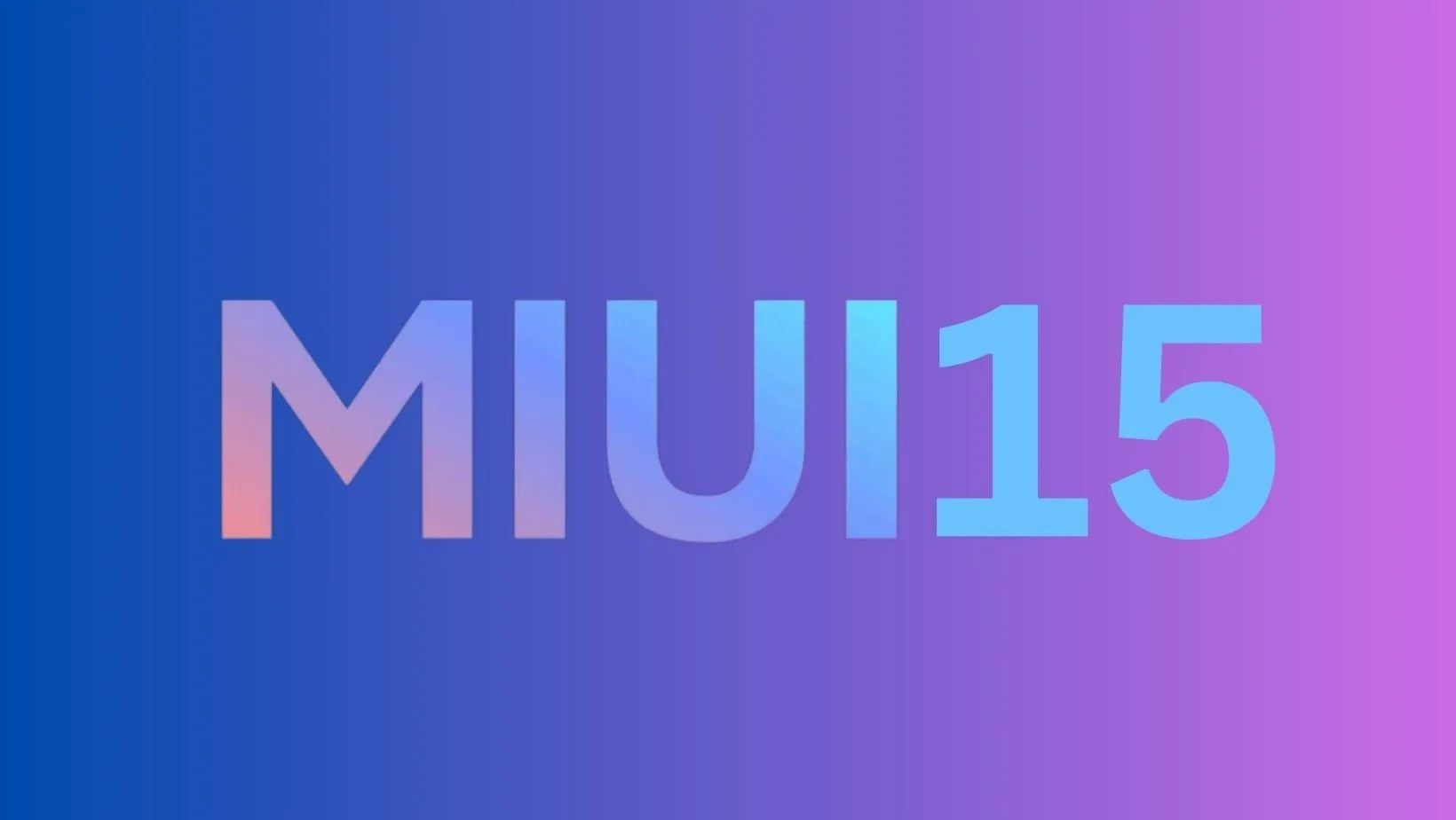 MIUI 15 Release Date and Eligible Devices
