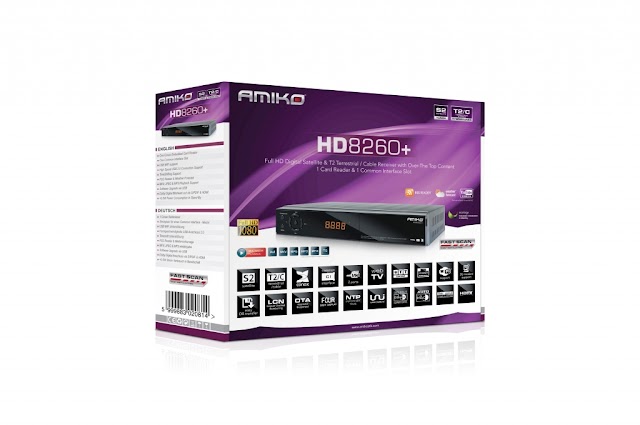 NOVA ATUALIZAÇÃO AMIKO HD 8260 PLUS V2.3.37 - 22-12-2015