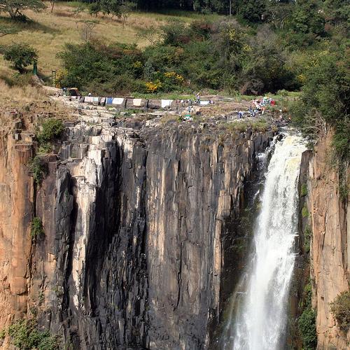 Howick Falls 364ft Height - Natal South Africa...