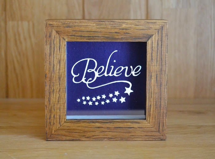 Believe in Christmas Papercut