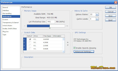 gambar menu pengaktifan gpu