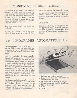 Extrait de Le Limographe à l’Ecole Moderne, Célestin Freinet (collection musée) 