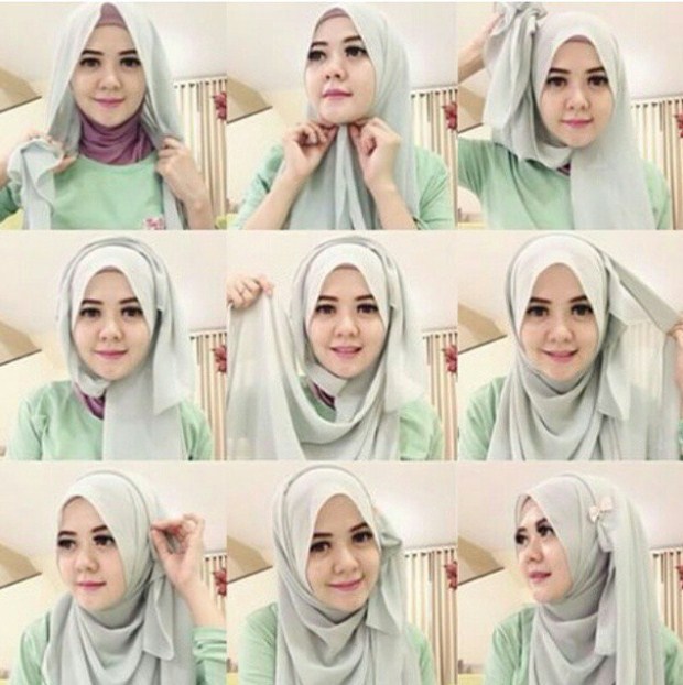 Aneka Tutorial Jilbab Jaman Sekarang