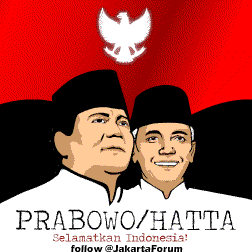 DP BBM Prabowo - Hatta GIF animasi bergerak