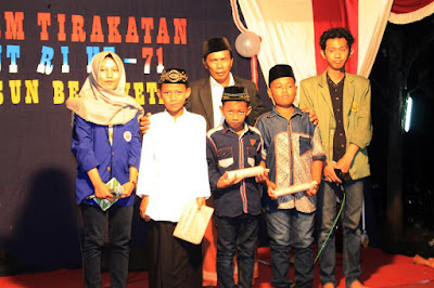 Malam Tirakatan Sambut HUT Ke 71 Kemerdekaan Indonesia RI Tahun 2016 Kec. Pajangan