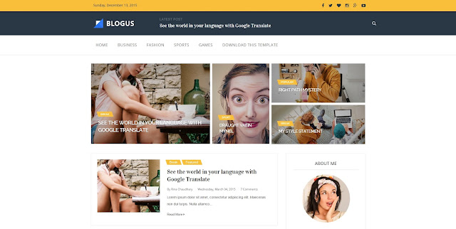 blogus blogger template