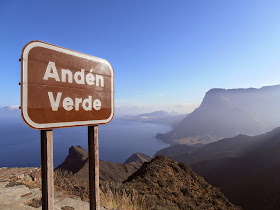 Andén Verde y Roque Faneque al fondo