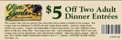 olive garden coupons 2018